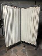 kamerscherm jaren 70 - buizenframe - op wieltjes, Huis en Inrichting, Woonaccessoires | Kamerschermen, Ophalen, Gebruikt