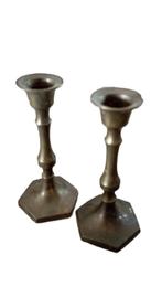 te koop : 5 kandelaars, Enlèvement ou Envoi, Comme neuf, Bronze ou Cuivre, Chandelier