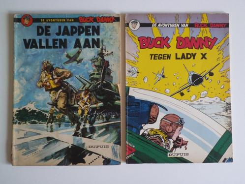 Lot  9 albums Buck Danny (oudere drukken), Boeken, Stripverhalen, Gelezen, Meerdere stripboeken, Ophalen of Verzenden