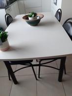 keukentafel met 4 stoelen, Huis en Inrichting, Keuken | Keukenbenodigdheden, Gebruikt, Ophalen