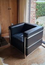 Le Corbusier LC2 Fauteuil Zwart/Chrome 2 stuks, Ophalen, Zo goed als nieuw
