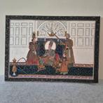 Schilderij op doek, de keizer Bahadur Shah II, India, Antiek en Kunst, Ophalen of Verzenden