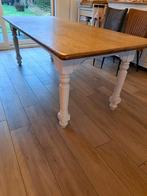 Volmasieve eiken tafel 220x90, Huis en Inrichting, Tafels | Eettafels, Ophalen of Verzenden, Zo goed als nieuw