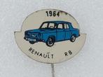 SP1524 Speldje 1964 Renault R8 blauw, Gebruikt, Ophalen of Verzenden