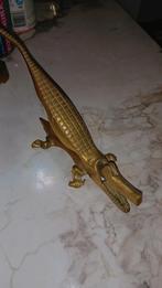 Vintage messing krokodil notenkraker, Antiek en Kunst, Antiek | Brons en Koper, Ophalen