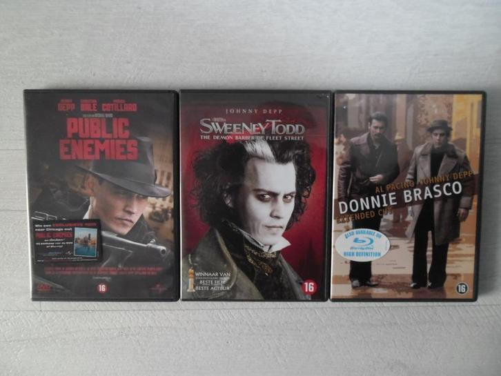 DVD's Johnny Depp films- prijs per stuk, Cd's en Dvd's, Dvd's | Overige Dvd's, Ophalen of Verzenden