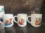 Complete set 6 tassen Bollie en Billie / Boule et Bill, Huis en Inrichting, Keuken | Servies, Ophalen of Verzenden, Zo goed als nieuw
