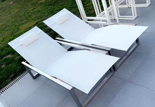 Ligbedden Royal Botania, Tuin en Terras, Ligbedden, Nieuw, Rvs, Verstelbaar, Verrijdbaar, Ophalen