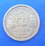FRANCE 1937 50 centimes "Morlon", Verzenden, Frankrijk, Losse munt