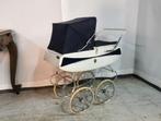 Oude ijzeren poppenwagen TORCK met blauw kap, Antiek en Kunst, Ophalen