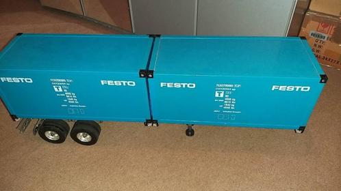 Unieke Wedico container trailer, Hobby en Vrije tijd, Modelbouw | Radiografisch | Auto's, Zo goed als nieuw, Onderdeel, Overige typen