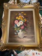Schilderij bloemen in vaas, Antiek en Kunst, Kunst | Schilderijen | Klassiek, Ophalen