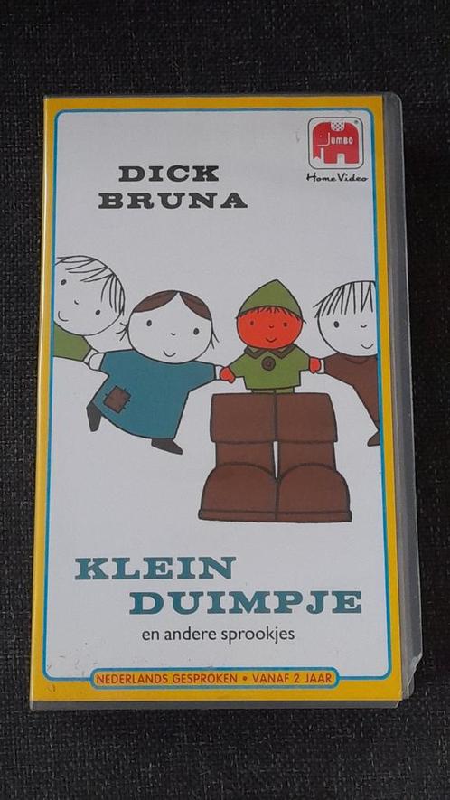 dick bruna, klein duimpje en andere sprookjes, Cd's en Dvd's, VHS | Kinderen en Jeugd, Gebruikt, Ophalen of Verzenden