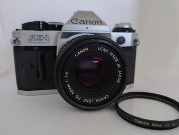 Canon AE1 Program met een Canon FD 50mm 1:1.8 Lens beschikbaar voor biedingen