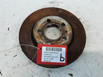 REMSCHIJF ACHTER Audi TT (8N3) (01-1998/10-2006) beschikbaar voor biedingen
