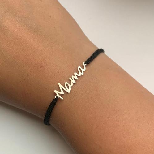 Handgemaakte armband mama, Handtassen en Accessoires, Armbanden, Nieuw, Overige materialen, Overige kleuren, Met bedels of kralen