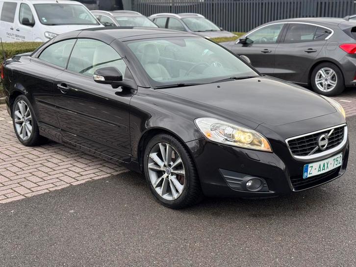 Volvo // C70, Auto's, Volvo, Bedrijf, Te koop, C70, Diesel, Euro 5, Cabriolet, 3 deurs, Automaat, Zwart, Beige, Leder, Voorwielaandrijving