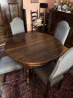 Massief eiken tafel, Huis en Inrichting, 100 tot 150 cm, Eikenhout, 200 cm of meer, Zo goed als nieuw