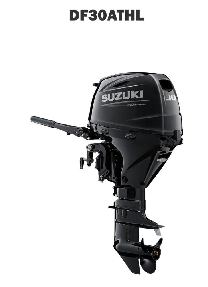 Suzuki DF30A langstaart met 20 vaaruren., Watersport en Boten, Buiten- en Binnenboordmotoren, Zo goed als nieuw, Benzine, Buitenboordmotor