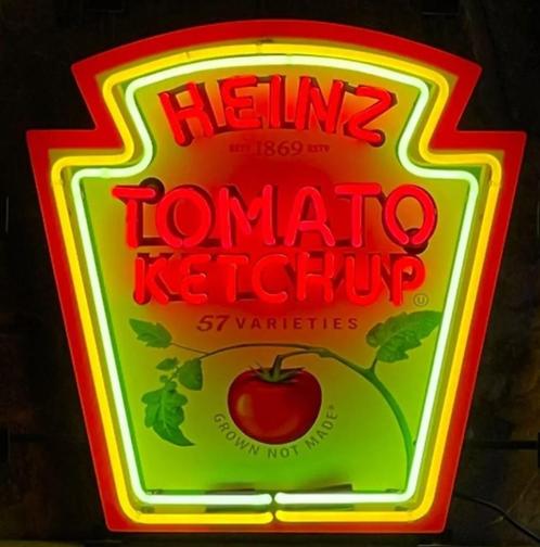 Heinz tomato ketchup USA reclame decoratie neon en andere, Verzamelen, Merken en Reclamevoorwerpen, Nieuw, Lichtbak of (neon) lamp