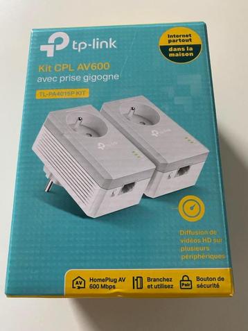 Adaptateur CPL TP-Link AV600 disponible aux enchères