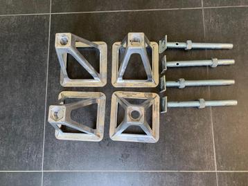 pieds de support - Vérins réglables en aluminium - FIAMMA, Enlèvement ou Envoi, Comme neuf