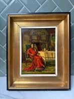 Prachtig schilderij in mooie houten kader 57x47cm, Ophalen