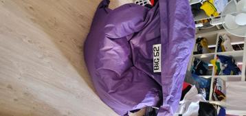 Grote zitzak big52 1m60 lengte 1m20 breedte afneembare hoes, beschikbaar voor biedingen