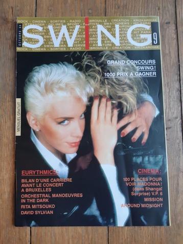 Magazine de musique et cinéma Swing #9 octobre 1986 Mitsouko, Enlèvement ou Envoi, Général, Utilisé, Divers