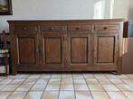 Dressoir in vol eik, Huis en Inrichting, Kasten | Dressoirs, Ophalen, Eikenhout, 200 cm of meer, Met deur(en)