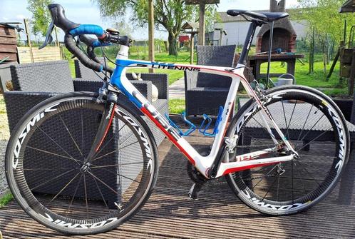 CUBE LITENING SCR m/z wielen, topstaat, maat 57/58., Fietsen en Brommers, Fietsen | Racefietsen, Zo goed als nieuw, Carbon, 57 tot 61 cm