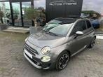 Fiat 500 1.0i  85 Pk AUTOMAAT Abarth look OPENDAK, Autos, Argent ou Gris, Euro 6, Cabriolet, Noir