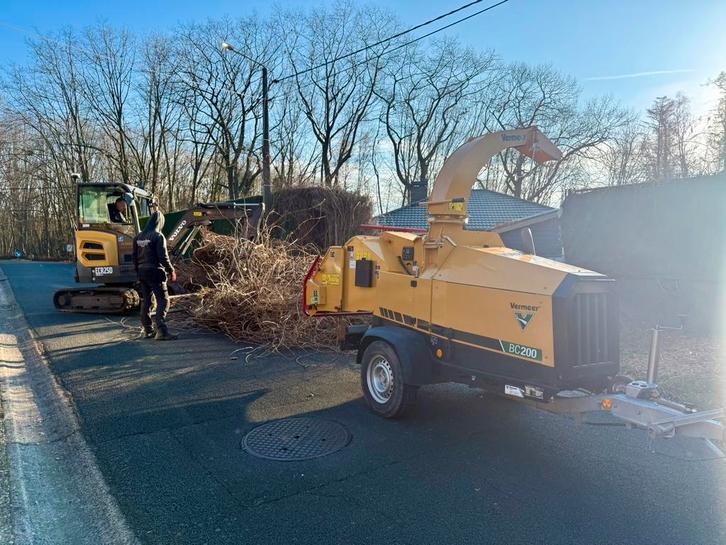 Hakselaar Vermeer 20cm TE HUUR / HUREN, Jardin & Terrasse, Déchiqueteurs, Neuf, Essence, Enlèvement