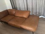Hoekzetel - cognac - Maisons du Monde, Huis en Inrichting, Zetels | Complete zithoeken, Ophalen, Gebruikt, Leer