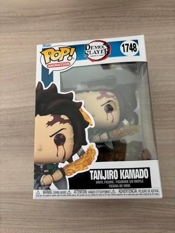 Funko Pop! Demon Slayer Tanjiro Kamado (Sun Breathing) #1748 beschikbaar voor biedingen