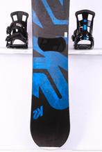 140 snowboard K2 EST. 87, black/dark blue, p-tex topsheet, Sport en Fitness, Snowboarden, Verzenden, Gebruikt, Bindingen