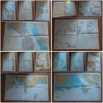 Zeekaarten met vaarroutes (1970 a 1990), Ophalen of Verzenden, Gebruikt, Kaart, Foto of Prent