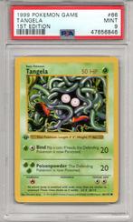 Tangela 1st edition Psa 9 Base set, Ophalen of Verzenden, Zo goed als nieuw