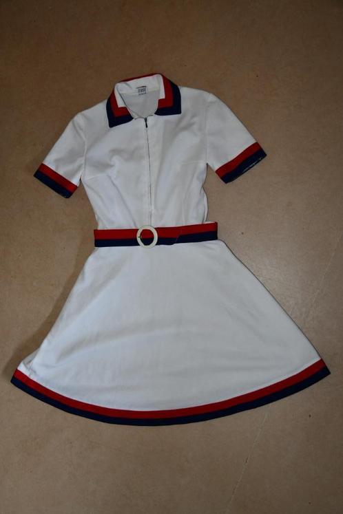 Wit zomers kleedje - Trevira - maat 40, Kleding | Dames, Jurken, Zo goed als nieuw, Maat 38/40 (M), Wit, Knielengte, Ophalen of Verzenden