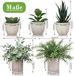 Set van 5 kunstplanten | GRATIS LEVERING, Binnen, -, Verzenden, -