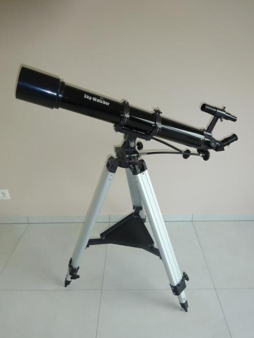 Telescoop Skywatcher Evostar-90 NIEUW, TV, Hi-fi & Vidéo, Matériel d'optique | Télescopes, Neuf, Télescope réfracteur (lentilles)