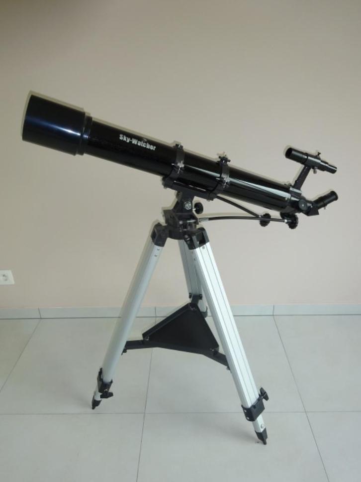 Telescoop Skywatcher Evostar-90 NIEUW, Audio, Tv en Foto, Optische apparatuur | Telescopen, Nieuw, Lenzentelescoop (refractor)