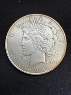 Peace dollar 1922 D, Timbres & Monnaies, Monnaies | Amérique, Enlèvement ou Envoi