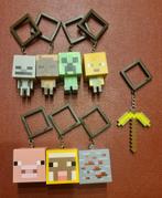 8 Minecraft-sleutelhangers, Verzamelen, Sleutelhangers, Ophalen of Verzenden, Nieuw, Overige typen