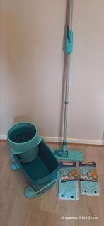 Leifheit complete set vloerwisser + 2 nieuwe doeken, Huis en Inrichting, Schoonmaakartikelen, Ophalen