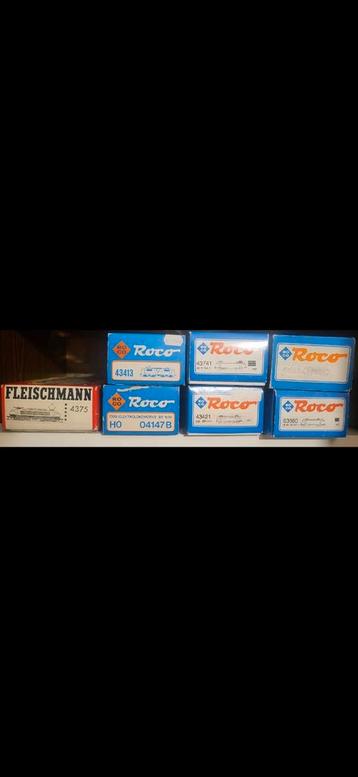  Set van 7 locomotieven met kleine defecten — 40€ per stuk beschikbaar voor biedingen
