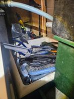 Polyester quarantaine bakje koi met bodemdrain, Ophalen, Gebruikt, Vijverbak