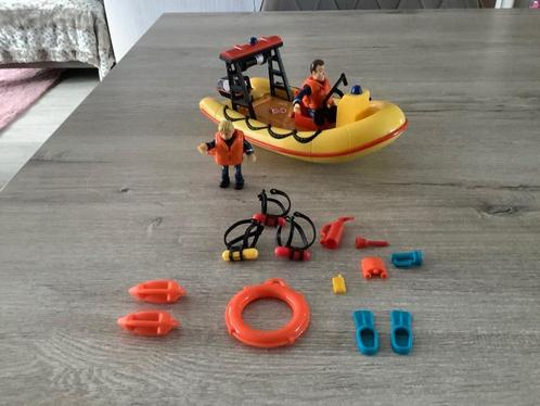 Brandweer Sam boot speelset, Kinderen en Baby's, Speelgoed | Actiefiguren, Zo goed als nieuw, Ophalen of Verzenden