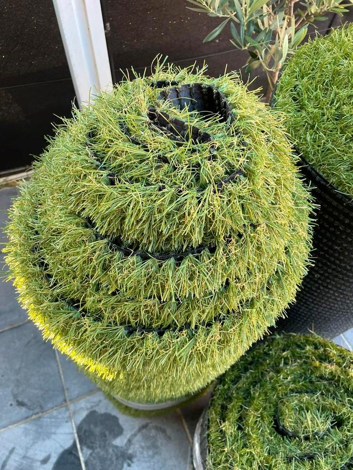 Kleine resten kunstgras hoogwaardige kwaliteit 12m2, Tuin en Terras, Gras en Kunstgras, Zo goed als nieuw, Kunstgras, Ophalen