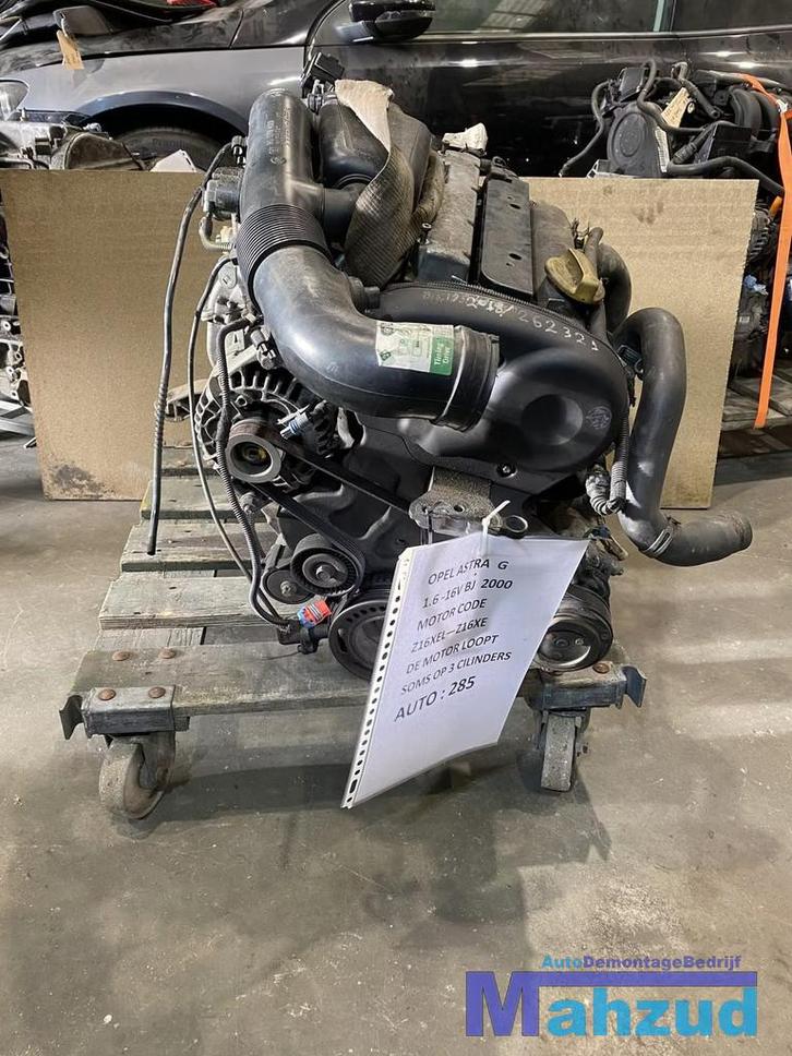 OPEL ASTRA G 1.6 16V X16XEL Motorblok motor Versnellingsbak, Auto-onderdelen, Motor en Toebehoren, Opel, Gebruikt